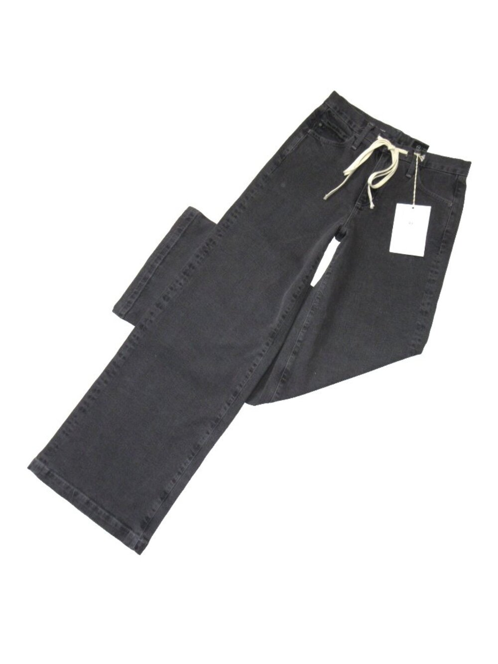 NWT Adriano AG Stella Cinched in Underwater Cove Low Stung Palazzo Jeans 26 - Picture 4 of 11